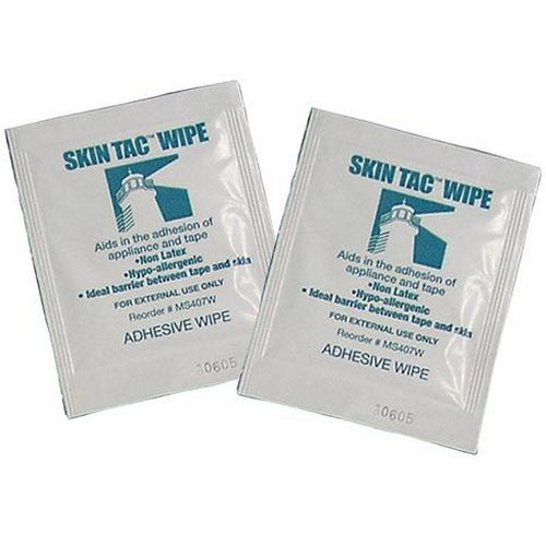 Skin Tac Adhesive Barrier Wipes, Breast Forms