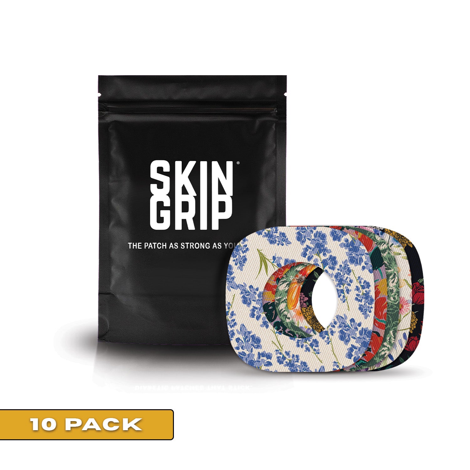 Skin Grip Original - Dexcom G7 & Stelo Adhesive Patches (With Cutout)