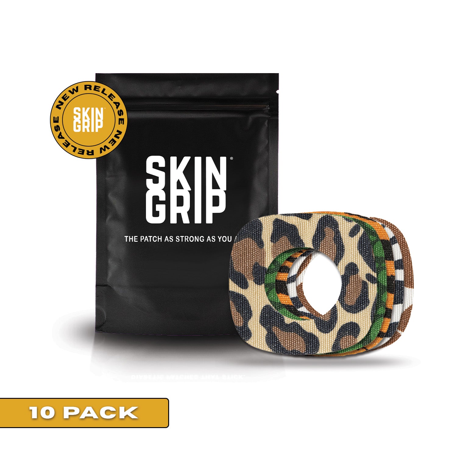 Skin Grip Original - Dexcom G7 & Stelo Adhesive Patches (With Cutout)