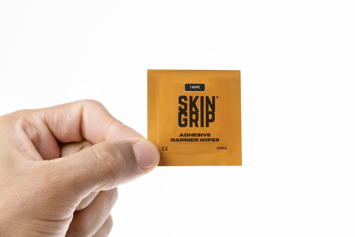 Skin Grip Adhesive Barrier Wipes