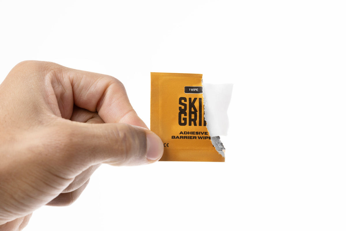 Skin Grip Adhesive Barrier Wipes