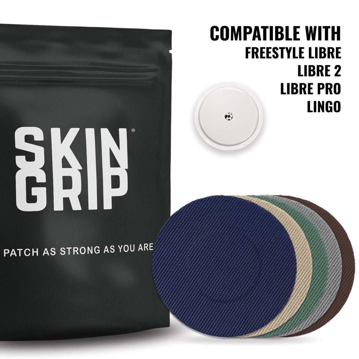 Skin Grip Original - Freestyle Libre 2 &amp; Lingo Adhesive Patches