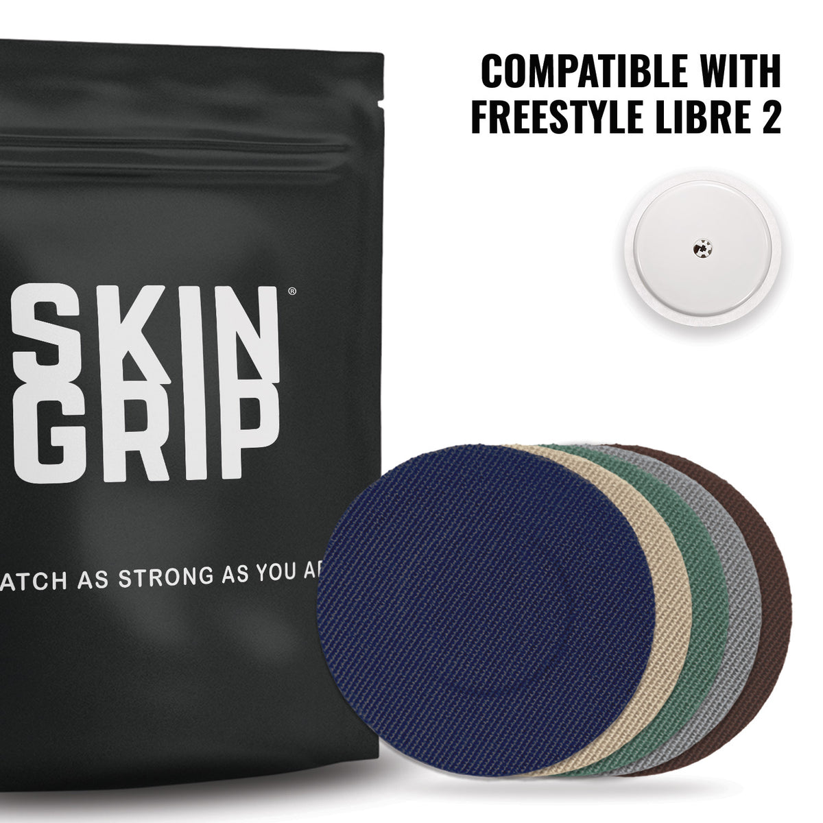 Skin Grip Original - Freestyle Libre 2 &amp; Lingo Adhesive Patches