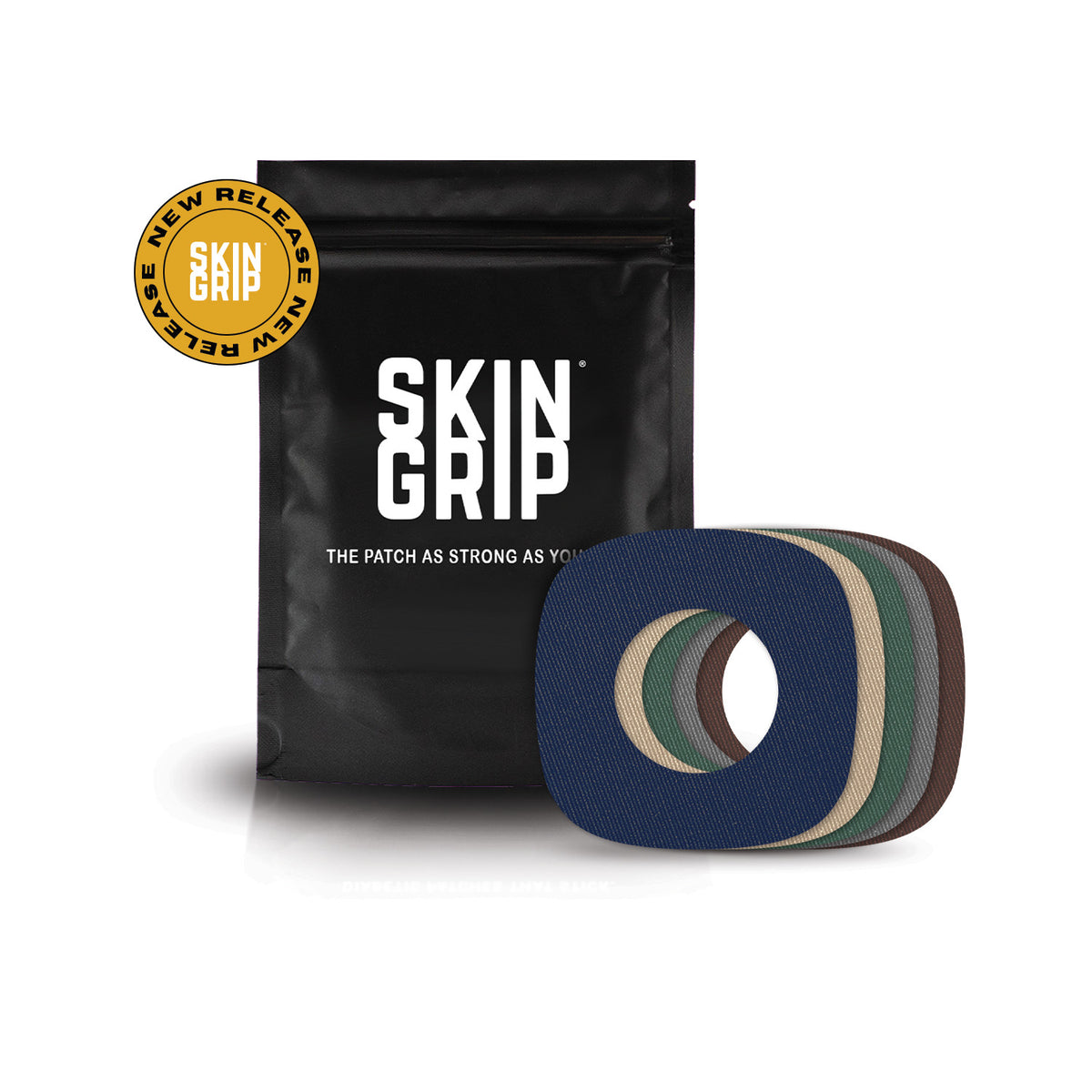 Skin Grip Original - Dexcom G7 &amp; Stelo Adhesive Patches (With Cutout)