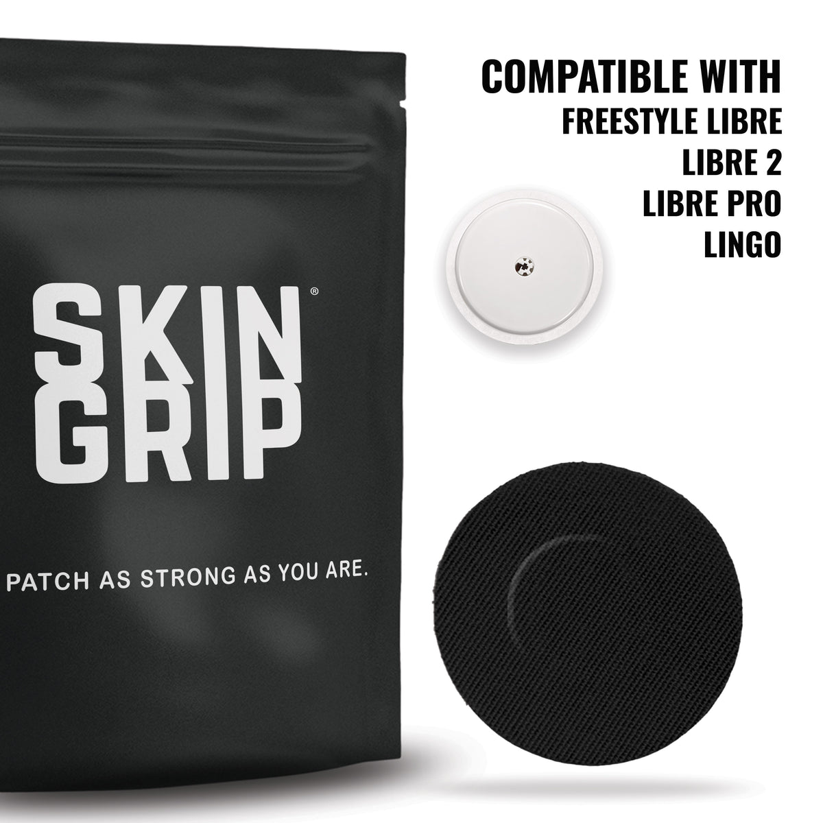 Skin Grip Original - Freestyle Libre 2 &amp; Lingo Adhesive Patches