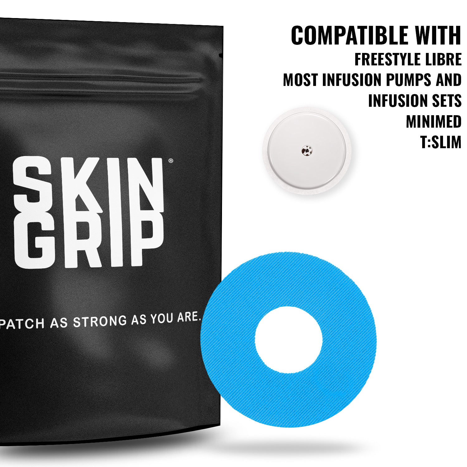 Skin Grip Original - Freestyle Libre 2/Pump Adhesive Patches