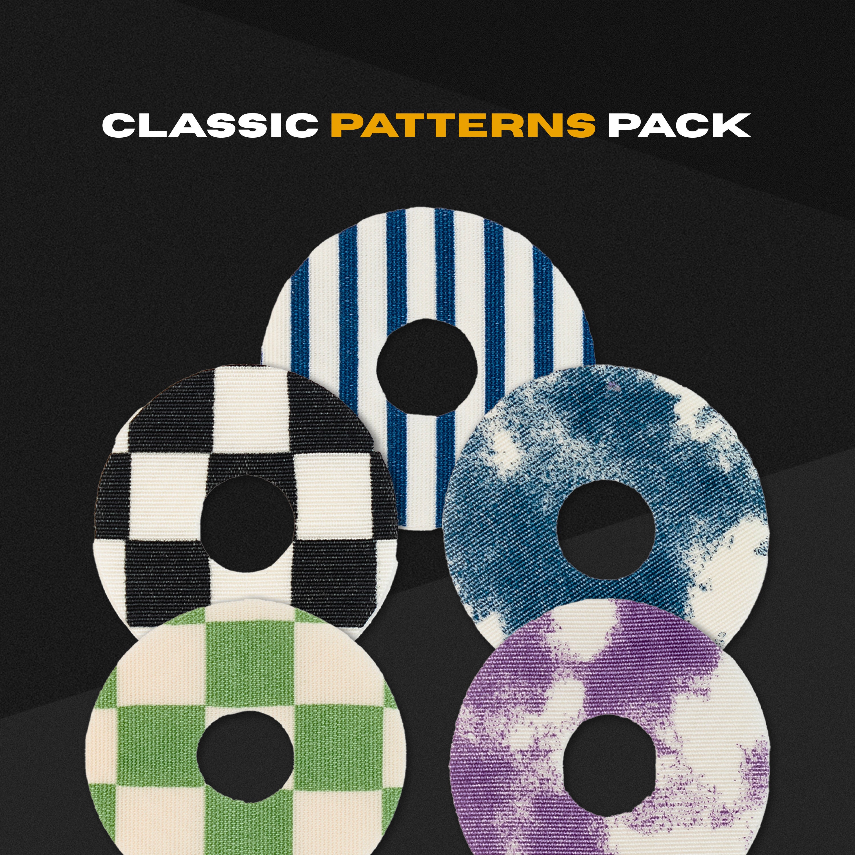 Skin Grip Original - Universal Adhesive Patches (0.8 inch Hole)