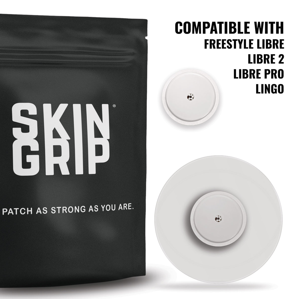 Skin Grip Original - Freestyle Libre 2 &amp; Lingo Adhesive Patches