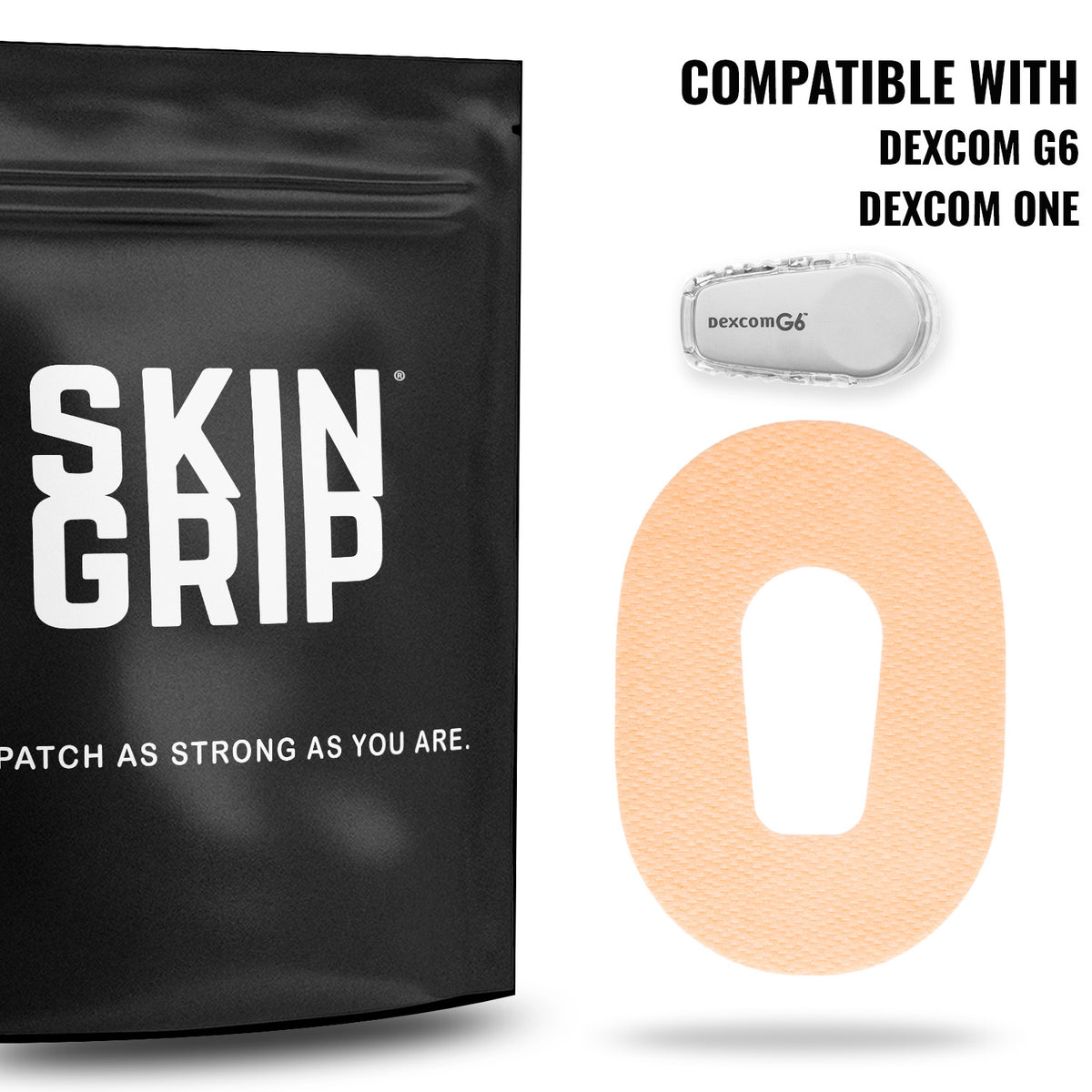 Skin Grip MAX - Dexcom G6/One - 10 Pack - Many Colours Available 