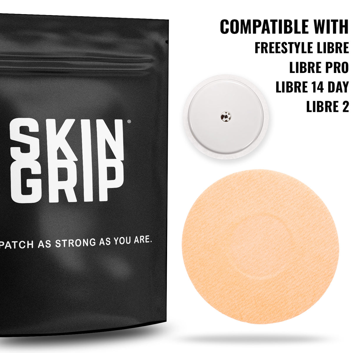 Skin Grip MAX Freestyle Libre Patches