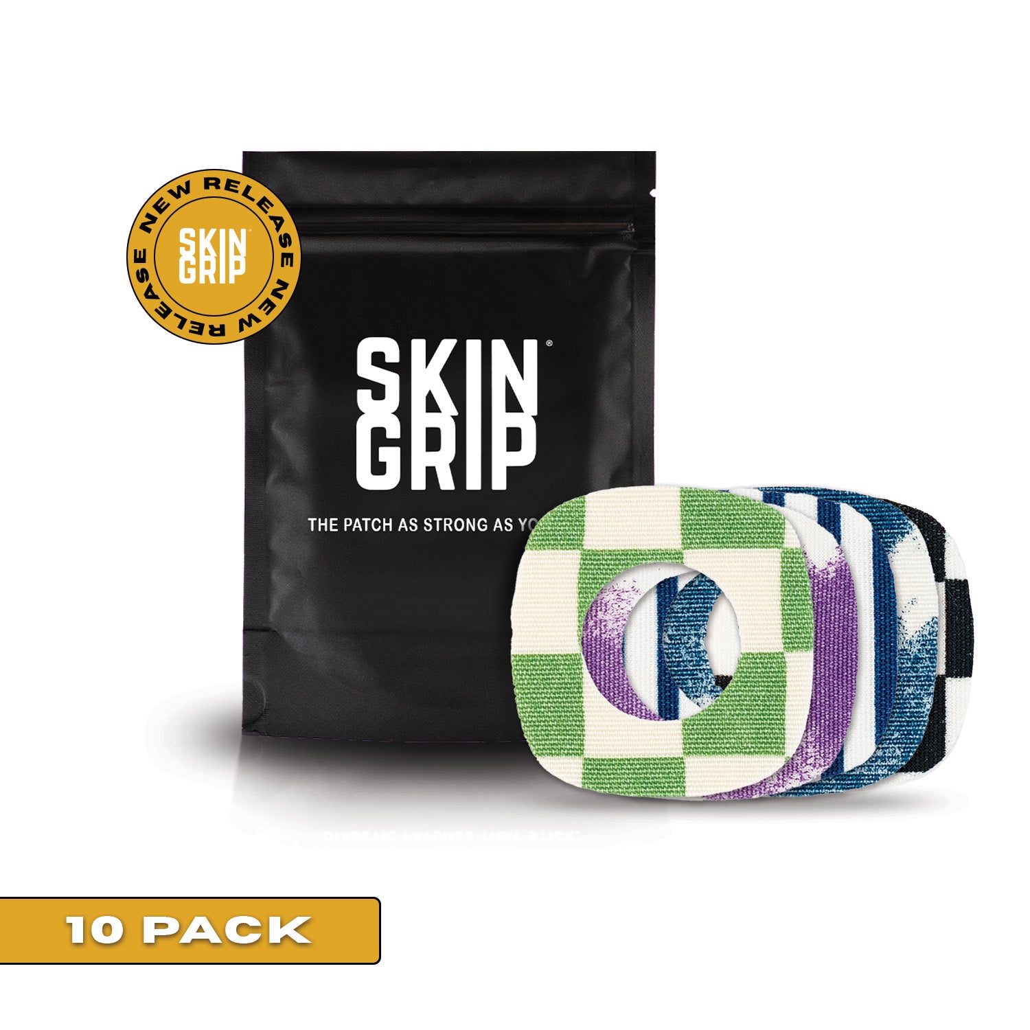 Skin Grip Original - Dexcom G7 & Stelo Adhesive Patches (With Cutout)