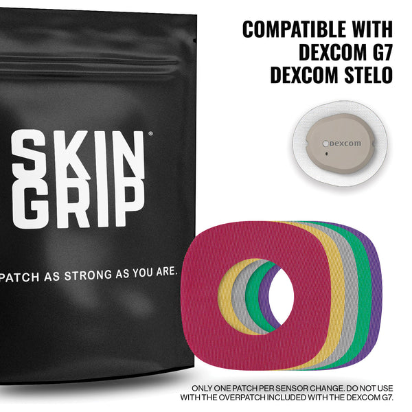 Skin Grip Original - Dexcom G7 & Stelo Adhesive Patches (With Cutout) FINAL SALE - Second View