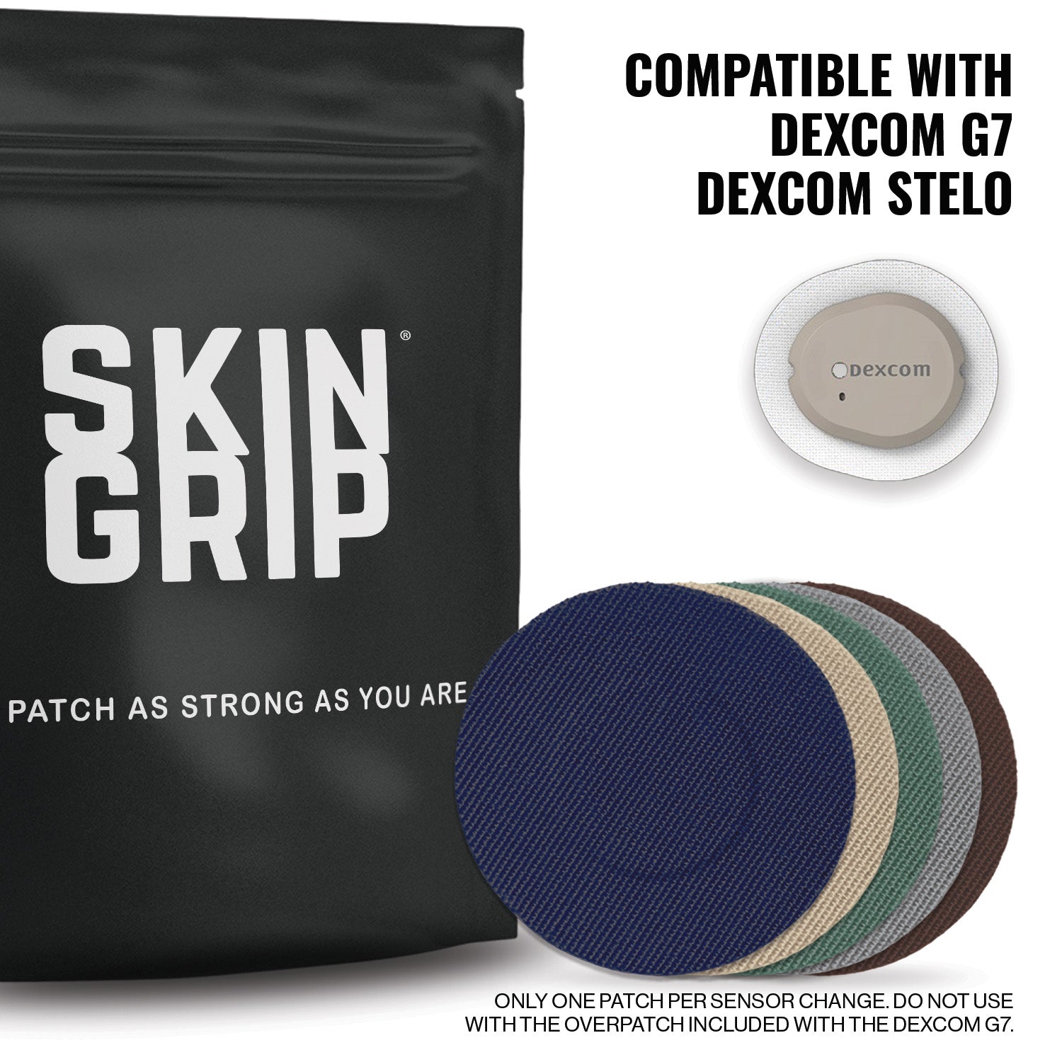 Skin Grip Original - Dexcom G7 & Stelo Adhesive Patches