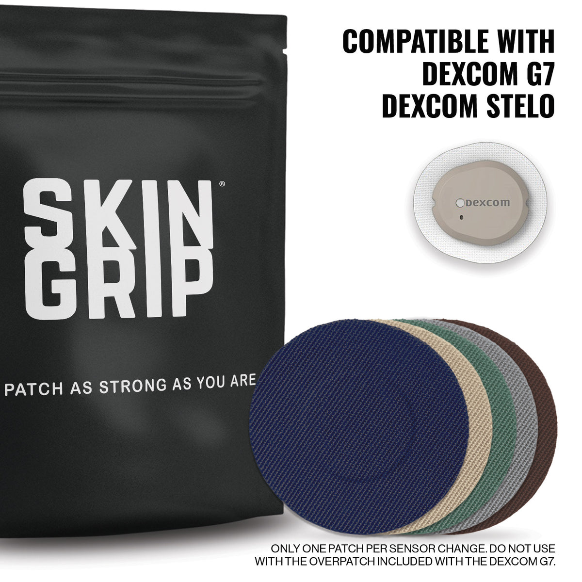 Skin Grip Original - Dexcom G7 &amp; Stelo Adhesive Patches