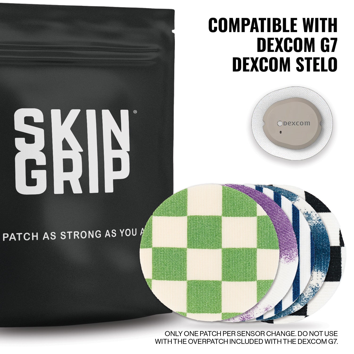Skin Grip Original - Dexcom G7 & Stelo Adhesive Patches