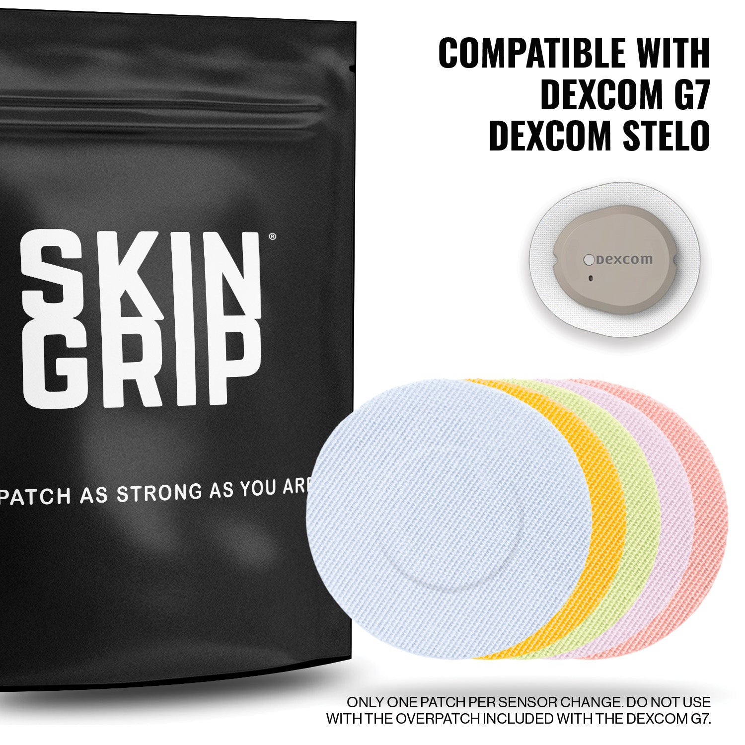 Skin Grip Original - Dexcom G7 & Stelo Adhesive Patches