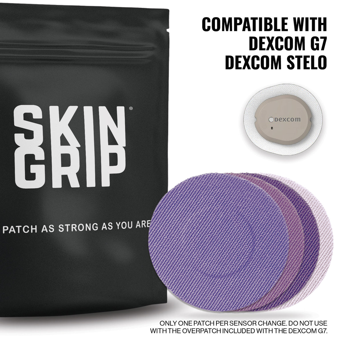 Skin Grip Original - Dexcom G7 &amp; Stelo Adhesive Patches