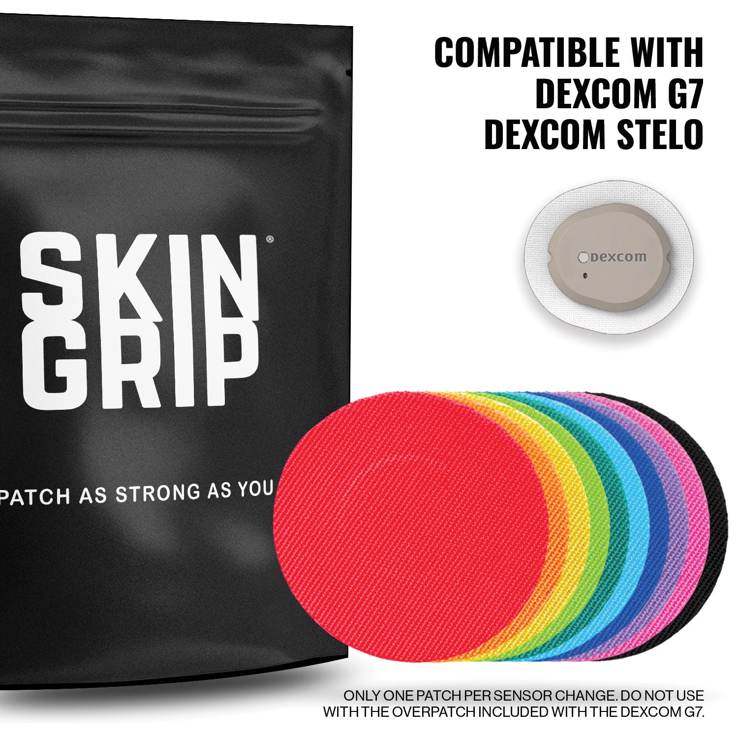 Skin Grip Original - Dexcom G7 & Stelo Adhesive Patches