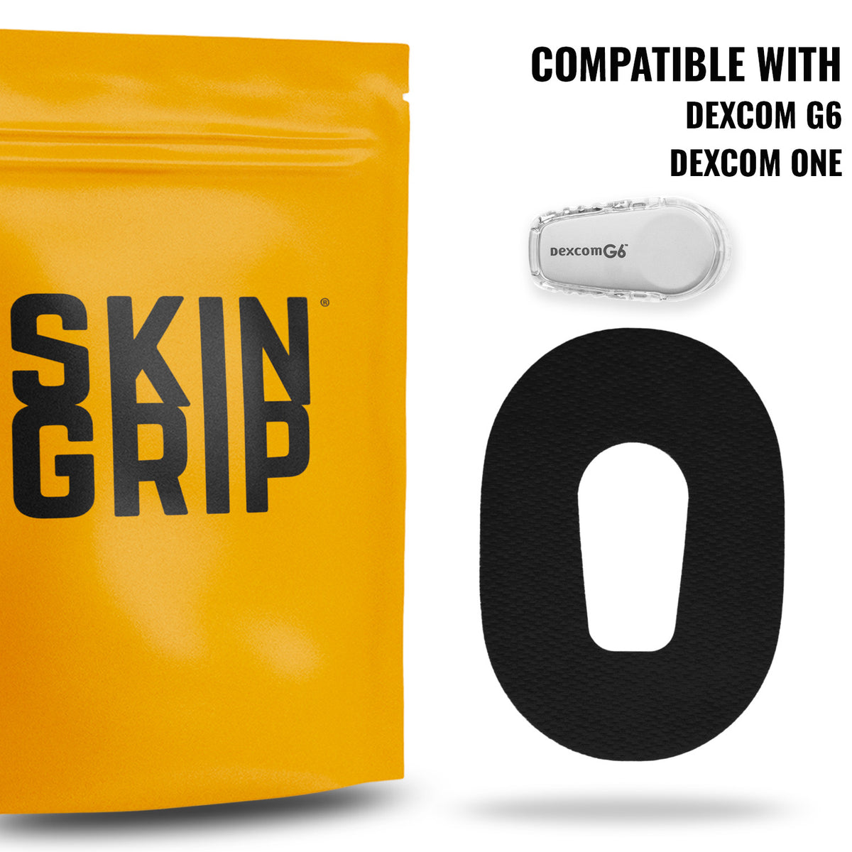 Skin Grip MAX Dexcom G6 Patches - 10 Pack