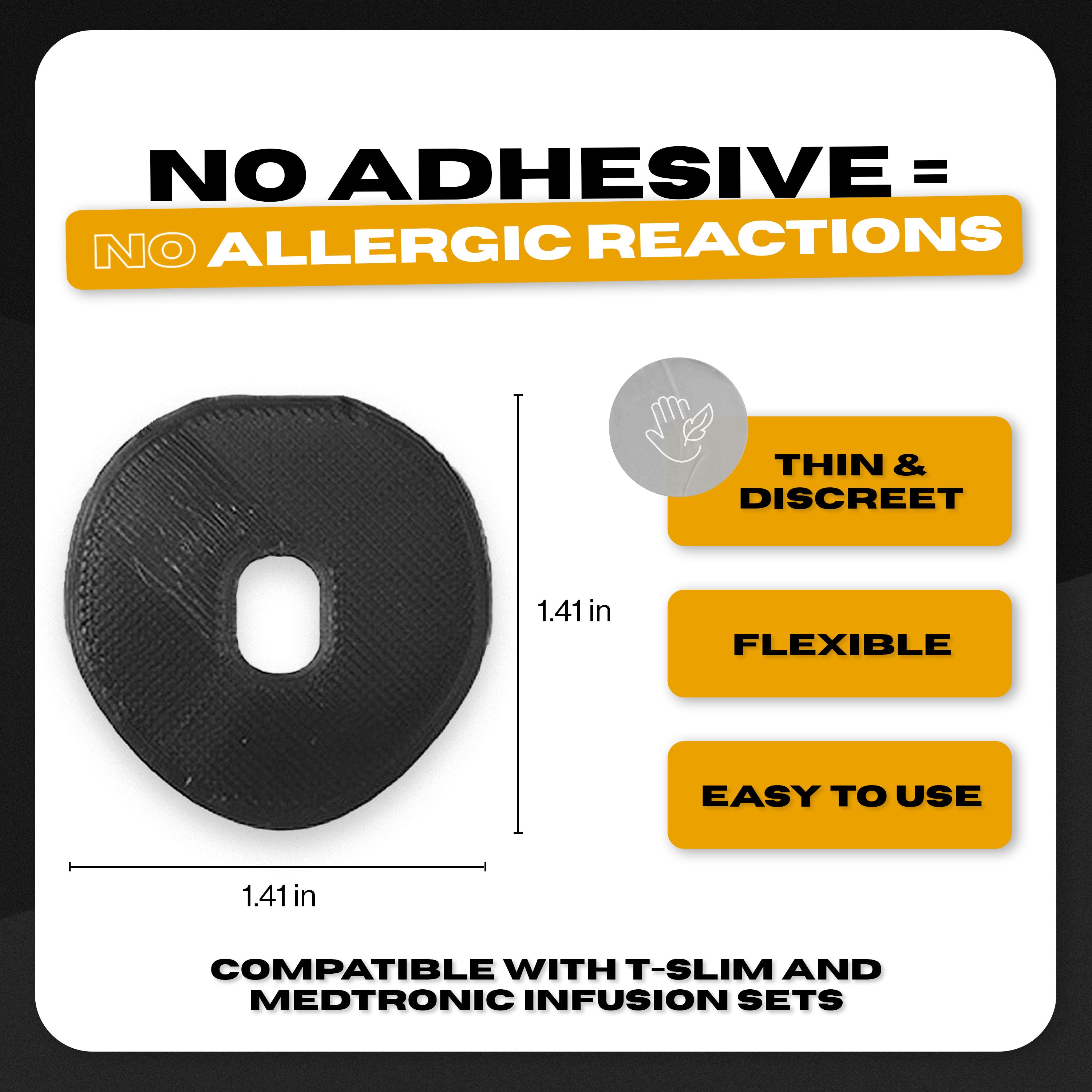 Skin Defender Reusable Non-Adhesive Barrier - 5 Pack