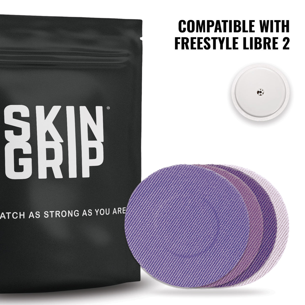 Skin Grip Original - Freestyle Libre 2 &amp; Lingo Adhesive Patches