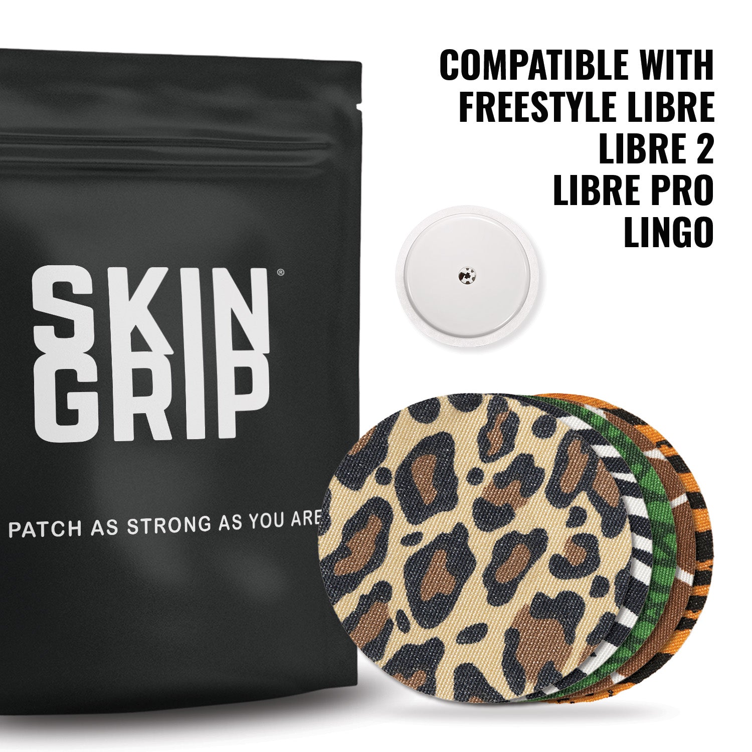 Skin Grip Original - Freestyle Libre 2+ & Lingo Adhesive Patches