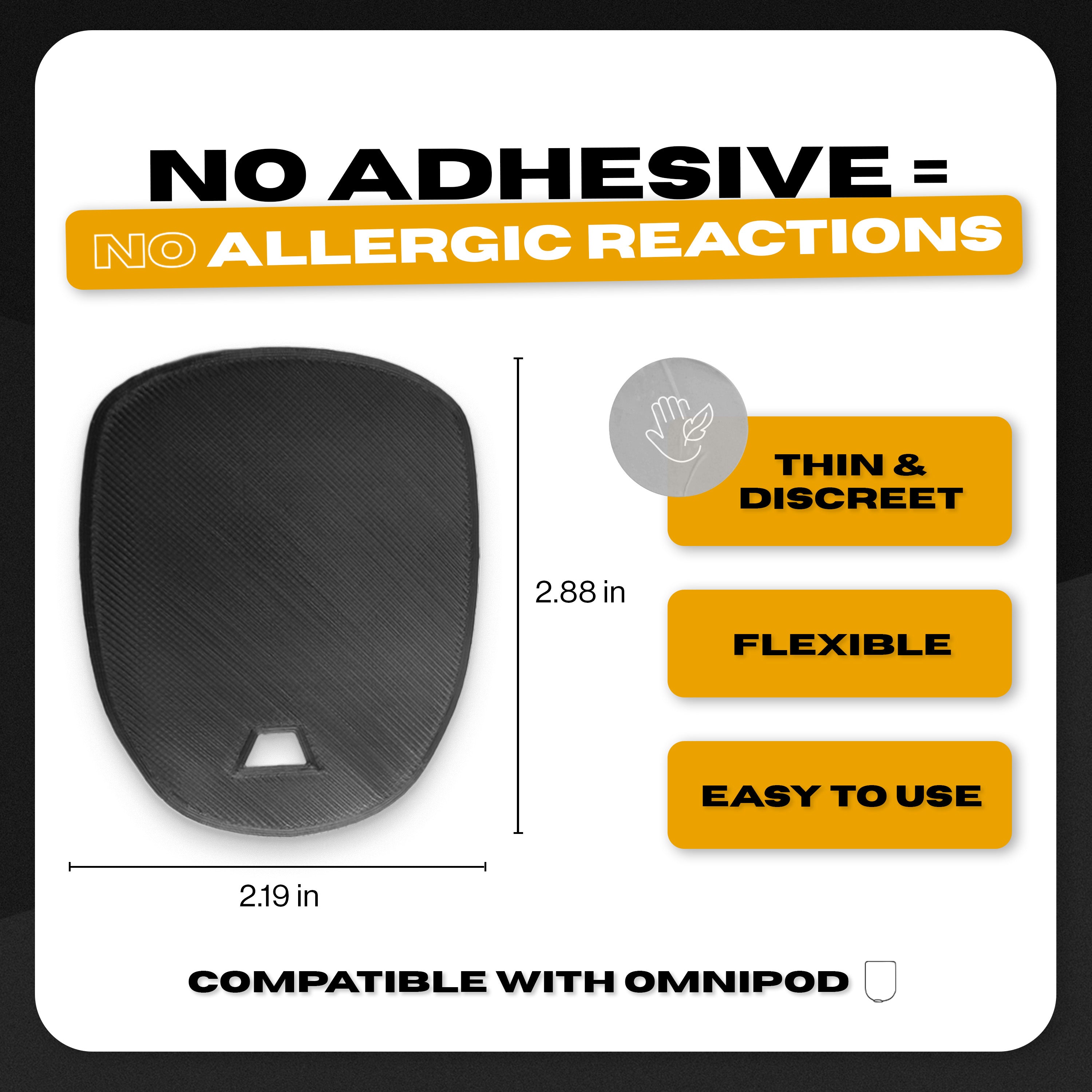 Skin Defender Reusable Non-Adhesive Barrier - 5 Pack