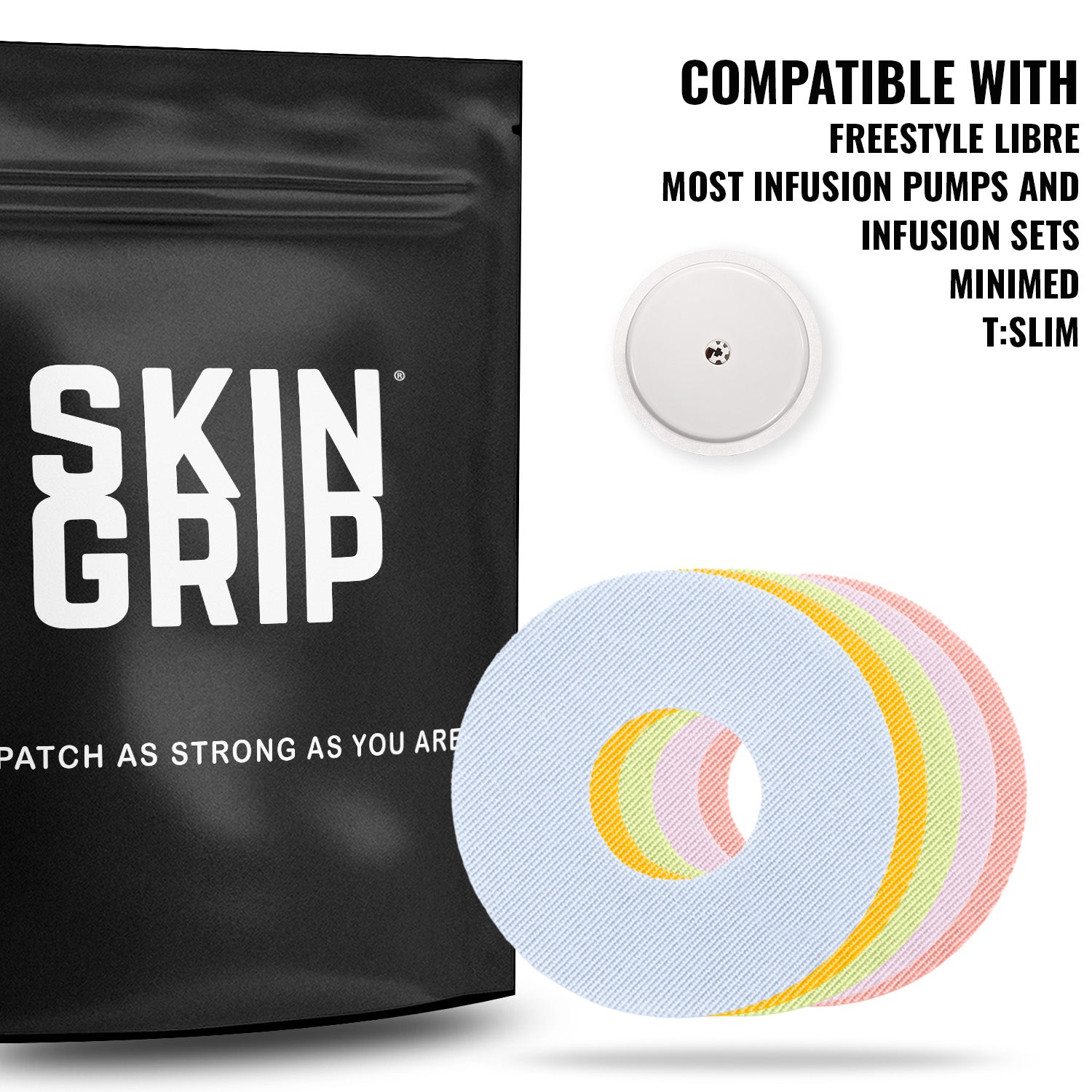 Skin Grip Original - Freestyle Libre 2/Pump Adhesive Patches