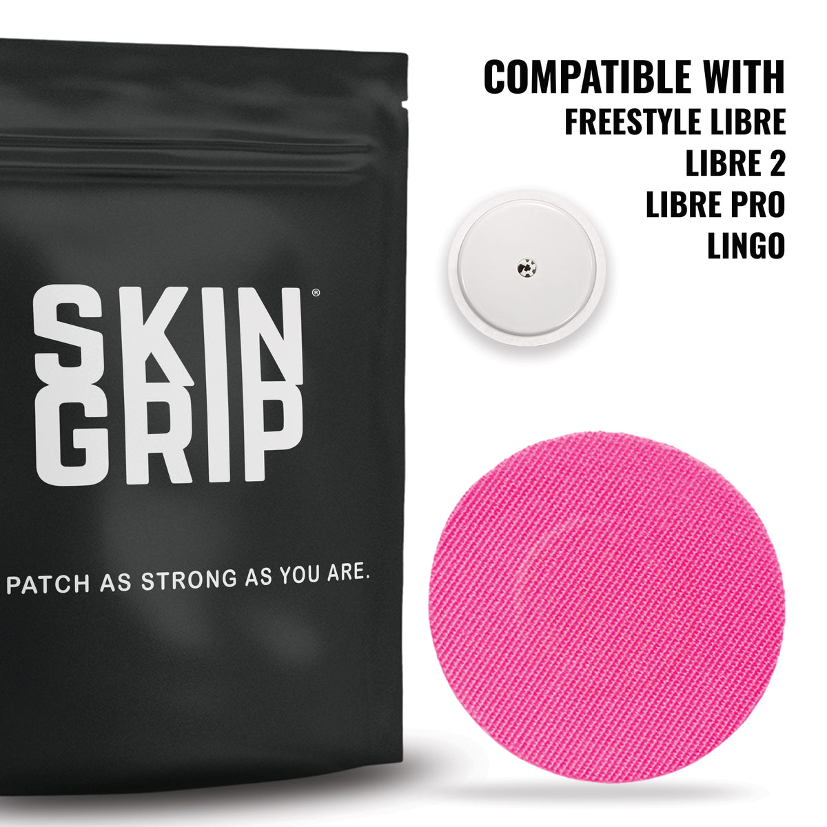 Skin Grip Original - Freestyle Libre 2 &amp; Lingo Adhesive Patches