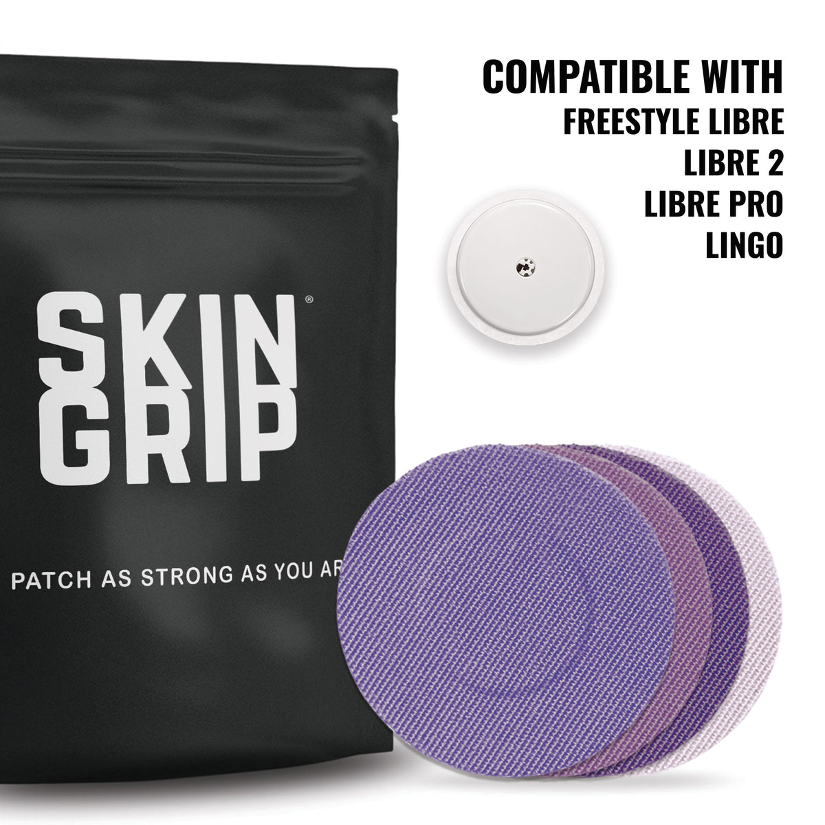 Skin Grip Original - Freestyle Libre 2 &amp; Lingo Adhesive Patches