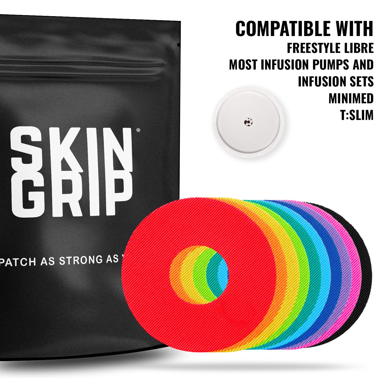 Skin Grip Original - Freestyle Libre 2/Pump Adhesive Patches