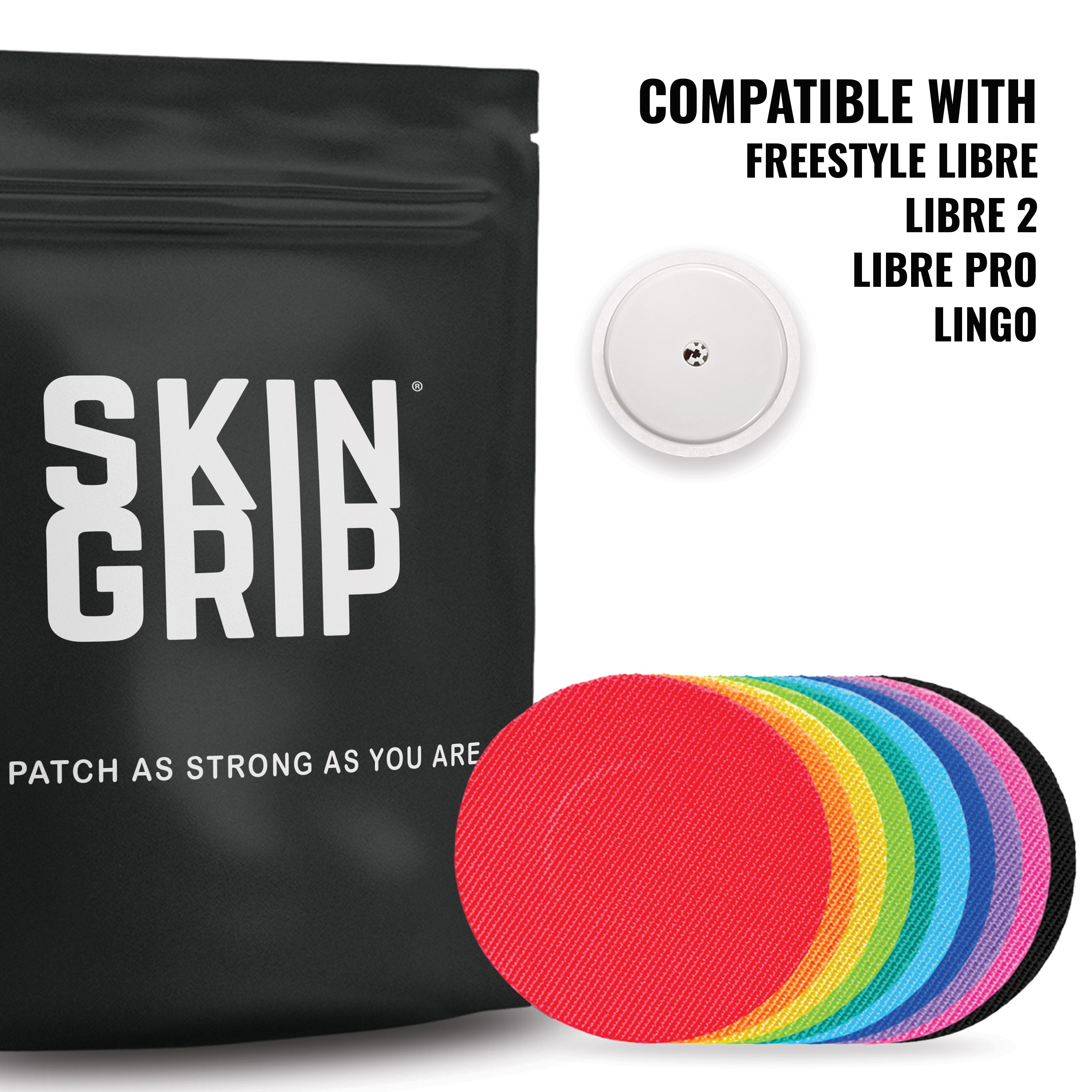 Skin Grip Original - Freestyle Libre 2+ & Lingo Adhesive Patches