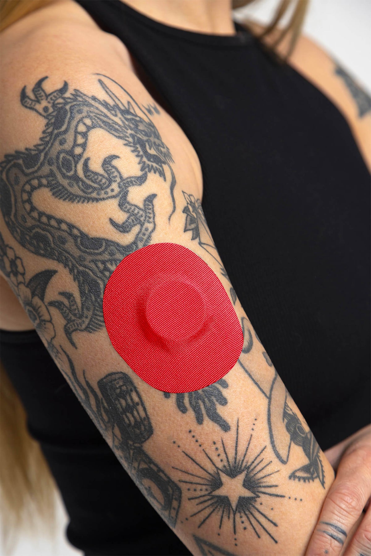 Skin Grip Adhesive Patches for Freestyle Libre 2 – Waterproof & Sweatproof  for 10-14 Days, Pre-Cut Adhesive Tape, Continuous Glucose Monitor Sensor