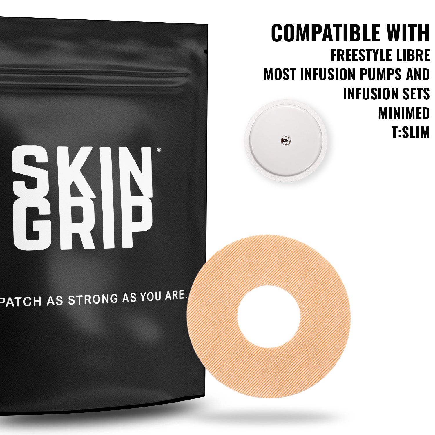 Skin Grip Original - Freestyle Libre 2/Pump Adhesive Patches