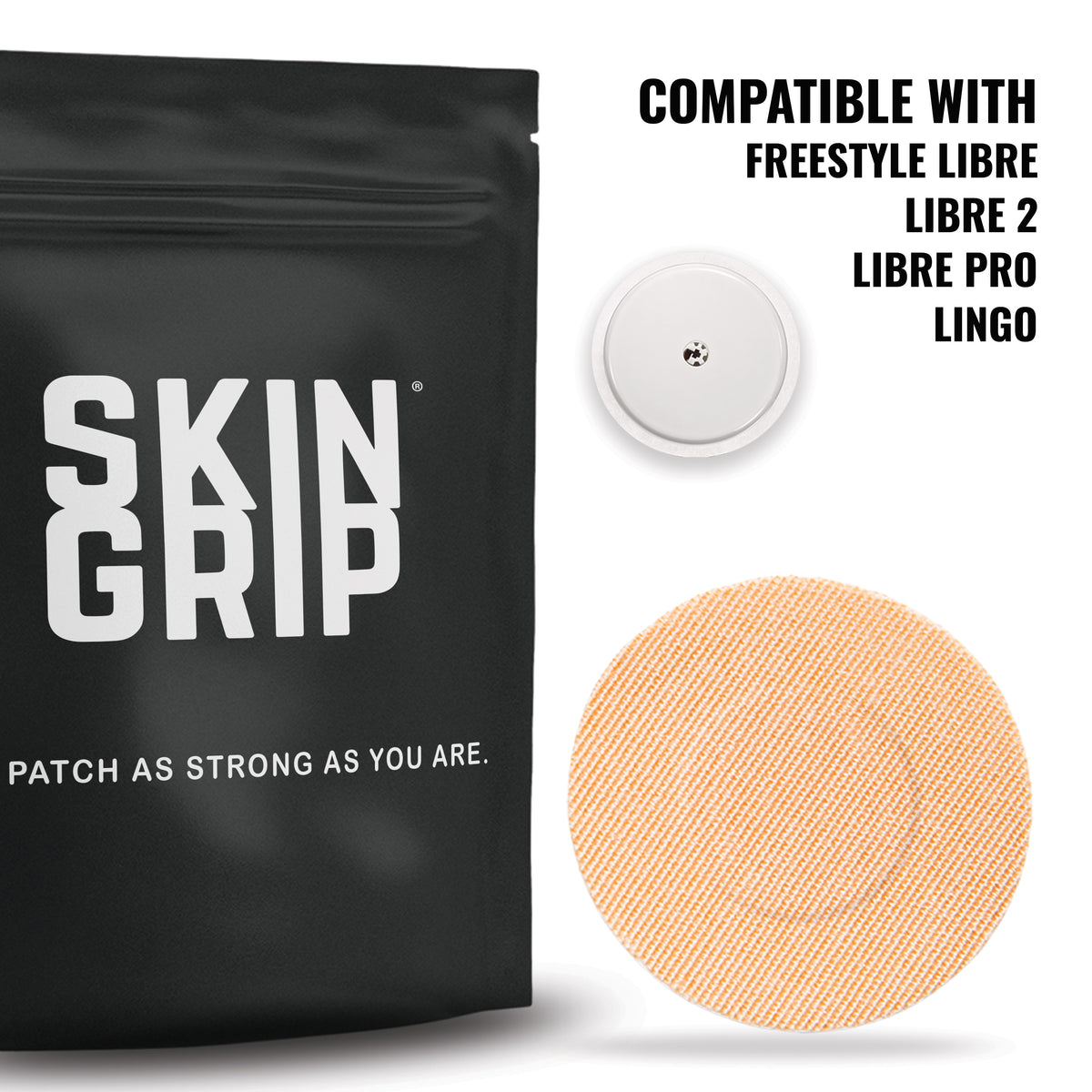 Skin Grip Original - Freestyle Libre 2 &amp; Lingo Adhesive Patches