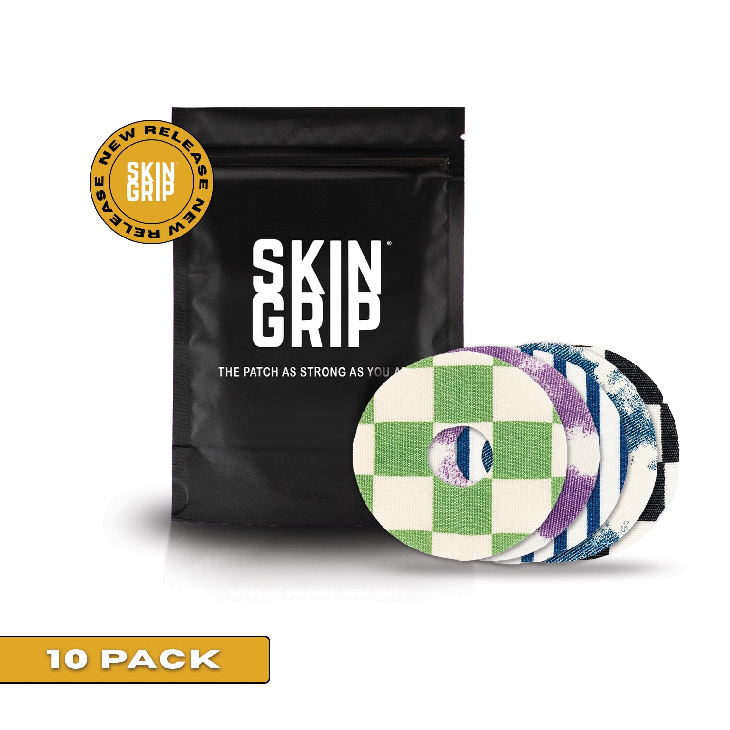 Skin Grip Original - Universal Adhesive Patches (0.8 inch Hole)
