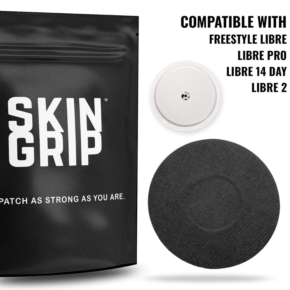 Skin Grip MAX Freestyle Libre 2 Patches - 10 Pack