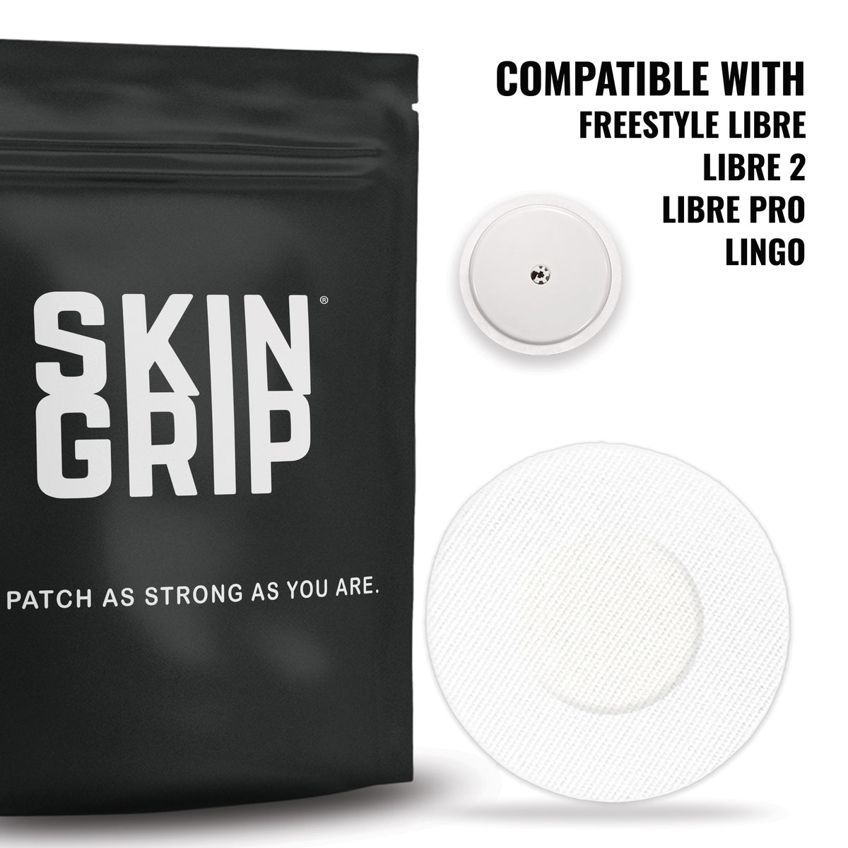 Skin Grip Original - Freestyle Libre 2 &amp; Lingo Adhesive Patches